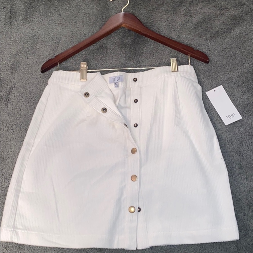 White skirt